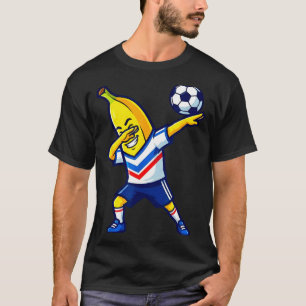 Camiseta Banana Engraçado de Futebol Jogador de Futebol Esp