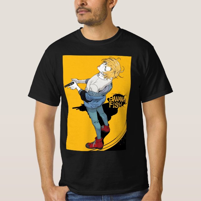 Camiseta Banana Fish clássico (Frente)