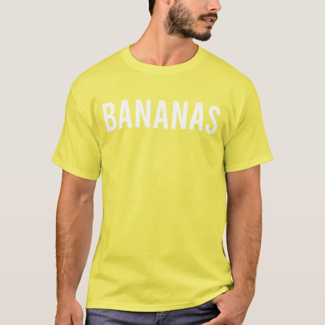 Camiseta Banana Fruta Engraçado (Frente)