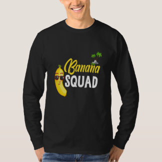 Camiseta Banana  Fruta Férias de Verão Óculos de Sol Ilha