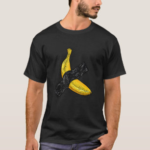 Camiseta Banana Funny legal Montada Com Gráfico De Fita Ade