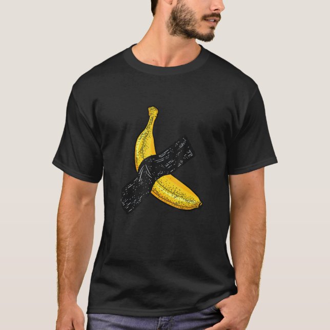 Camiseta Banana Funny legal Montada Com Gráfico De Fita Ade (Frente)