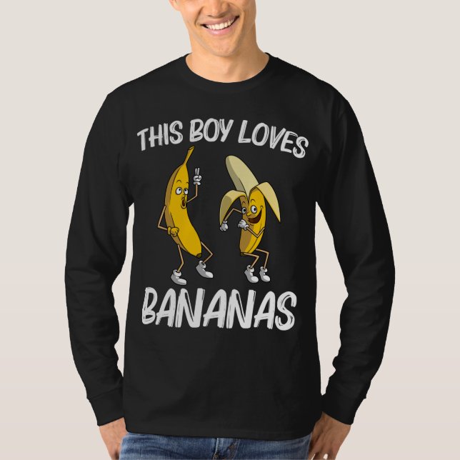 Camiseta Banana Gift Para Homens Fruta Tropical De Banana L (Frente)