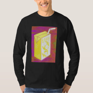 Camiseta Banana Juice Box Noise Colorida Vaporwave