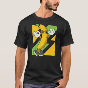Camiseta Banana legal com óculos de sol Fruta de verão