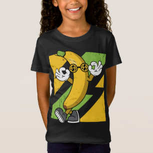 Camiseta Banana legal com óculos de sol Tampa de Fruta de v