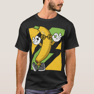 Camiseta Banana legal com óculos de sol Tampa de Fruta de v