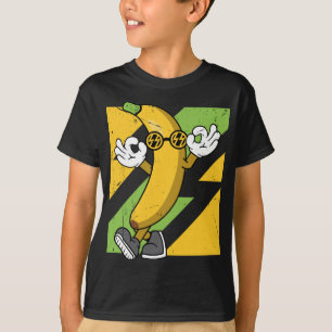 Camiseta Banana legal com óculos de sol Tampa de Fruta de v