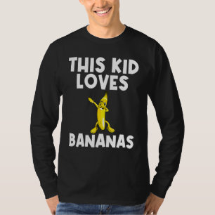 Camiseta Banana legal Para Crianças Meninos Dabbing Yellow 