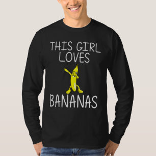 Camiseta Banana legal Para Meninas Crianças Dabbing Yellow 
