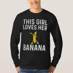 Camiseta Banana legal Para Meninas Crianças Dabbing Yellow 
