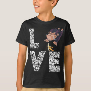 Camiseta Banana Lover Funny Monkey Tropical Summer Fruta Lo