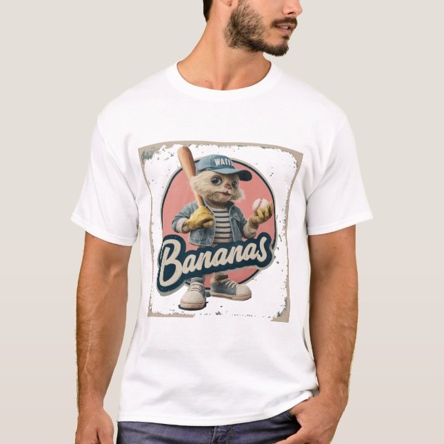 Camiseta Banana Man: Aventura Frutífera Espera (Frente)