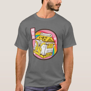Camiseta Banana Milk Carton Japão Estilo 80S Otaku Vaporwa