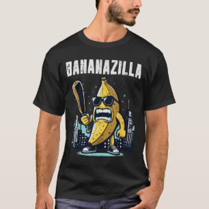 Camiseta Banana Monster Bananazilla Funny Fruta Men Ki