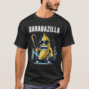 Camiseta Banana Monster Bananazilla Funny Fruta Men Ki