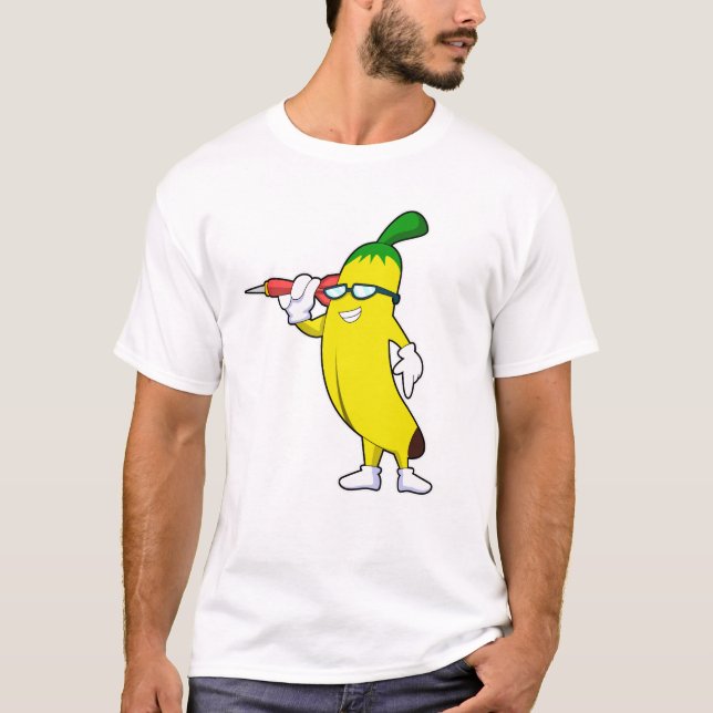 Camiseta Banana no Darts com Dart (Frente)