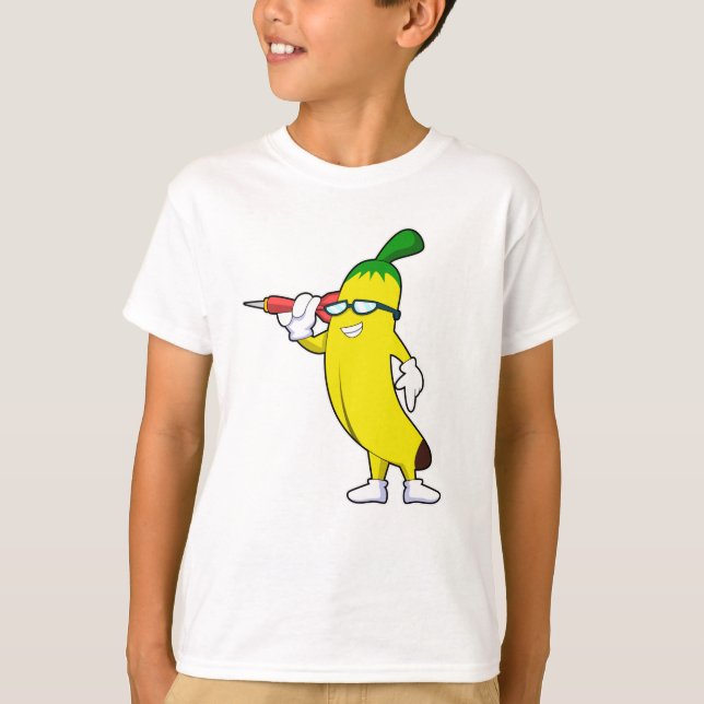 Camiseta Banana no Darts com Dart (Frente)