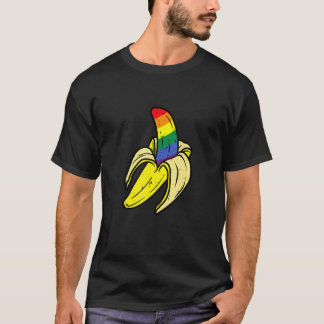Camiseta Banana Orgulho LGBTQ Lésbica Gay Trans