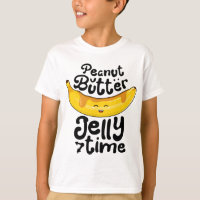 Banana Peanut Manteiga Gelly Hora Engraçada Fruta 