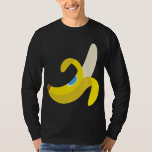 Camiseta Banana Plantain Cute Ripe Fresco Fruta descascada 