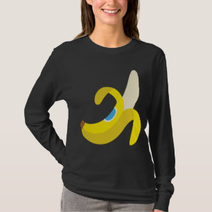 Camiseta Banana Plantain Cute Ripe Fresco Fruta descascada