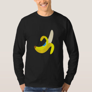 Camiseta Banana Plantain Cute Ripe Fresco Fruta descascada