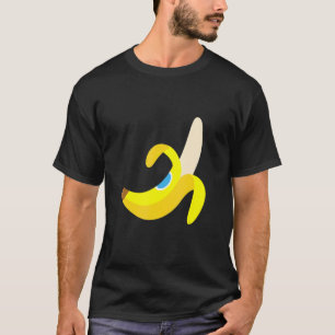 Camiseta Banana Plantain Cute Ripe Fresco Fruta descascada
