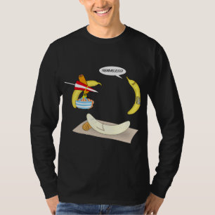 Camiseta Banana pruda, comida vegetariana engraçada de prai