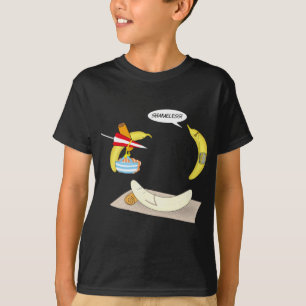 Camiseta Banana pruda, comida vegetariana engraçada de prai