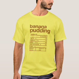 Camiseta Banana Pudim Nutrição Fala Engraçado Ação de 