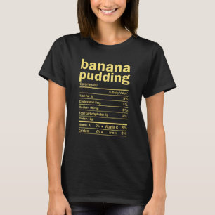 Camiseta Banana Pudim Nutrição Fala Engraçado Ação de Graça
