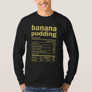 Camiseta Banana Pudim Nutrição Fala Engraçado Ação de Graça
