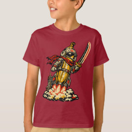Camiseta Banana Rocket Ronin — Explorador Espacial Vintage 