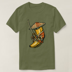 Camiseta Banana Ronin — Samurai Errante Fruta Divertida 