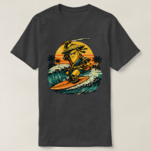 Banana Ronin Surfista — Guerreiro Vintage de Verão