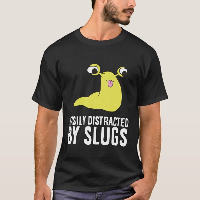 Camiseta Banana Slug Facilmente Distridida Por Slugs (Frente)