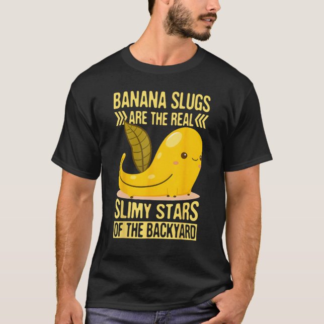 Camiseta Banana Snail Quote for Snail Catcher and Snail Cat (Frente)