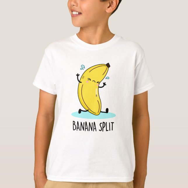 Camiseta Banana Split Funny Dançando Banana Pun (Frente)