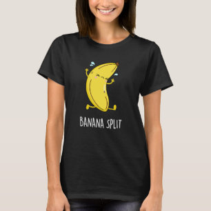 Camiseta Banana Split Funny Dancing Banana Pun Dark BG
