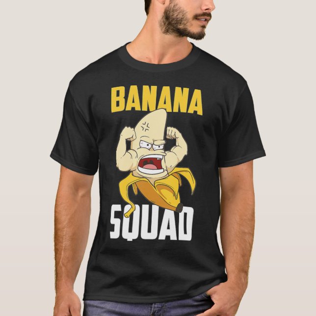 Camiseta Banana Squad Bananas Engraçadas Fruta Costume melh (Frente)