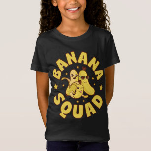 Camiseta Banana Squad Engraçado Mulheres Meninos Vegan Frut