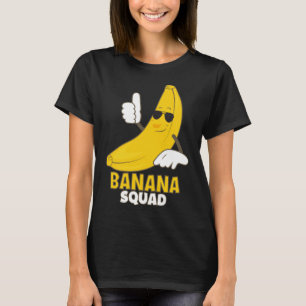 Camiseta BANANA SQUAD Funny Banana Fruta Amantes de Present
