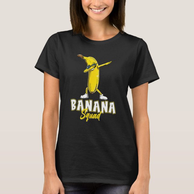 Camiseta Banana Squad Funny Dabbing Banana Shirt Food & Dab (Frente)