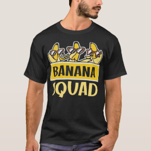 Camiseta BANANA SQUAD Vamos Go Bananas Memória Crianças Adu