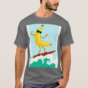 Camiseta Banana surfando