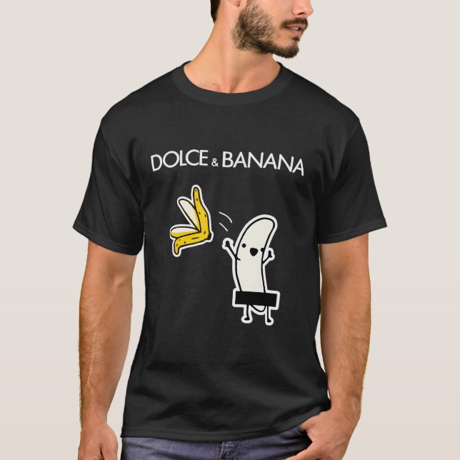 Camiseta Banana T Shirts Para Homens - Dolce Banana - Engra (Frente)
