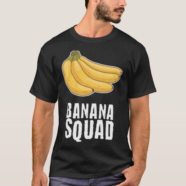 Camiseta Banana Yellow Squad Team Engraçado Vegetal, melhor (Frente)