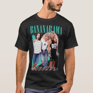 Camiseta Bananarama Retro 80s Design de Arte do Ventilador