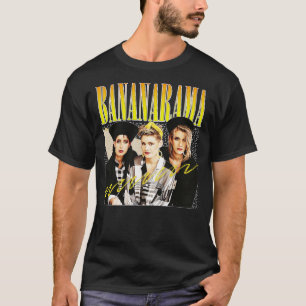 Camiseta Bananarama Retro 80s Fan Art Design 2